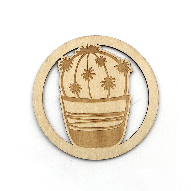 椴木仙人掌杯垫