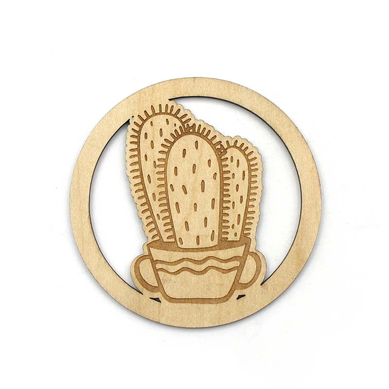 仙人掌特色杯垫