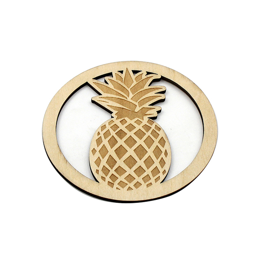 菠萝特色杯垫