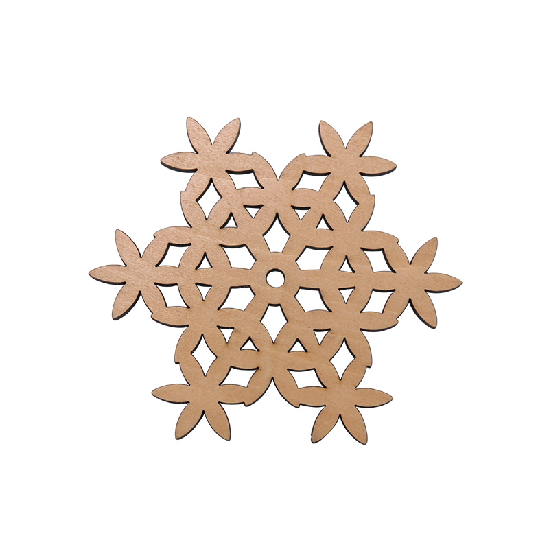 木质雪花杯垫