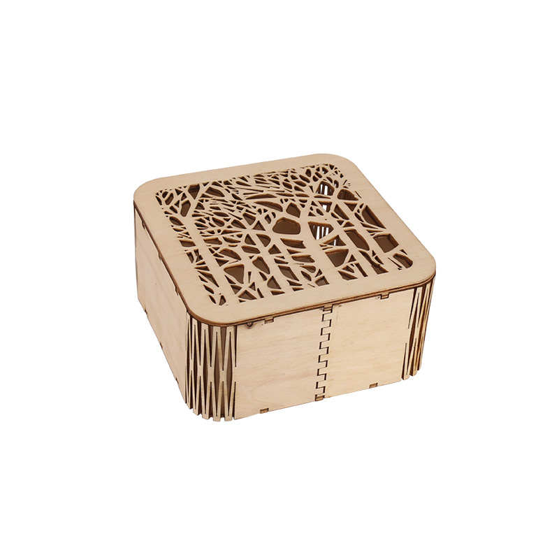 镂空树收方形纳盒