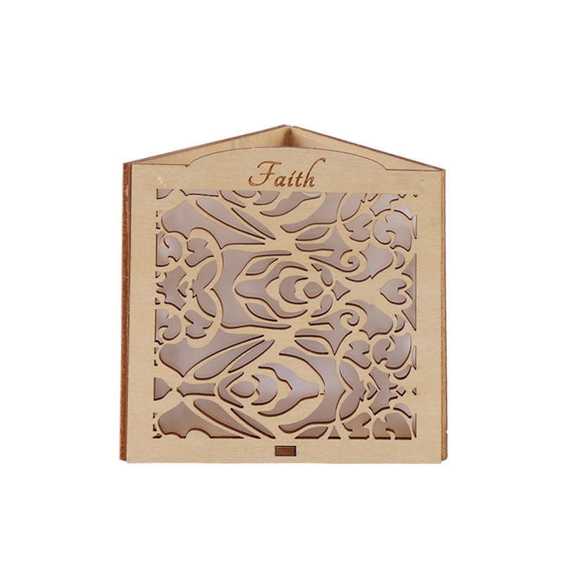 三角形特色镂空烛台灯...