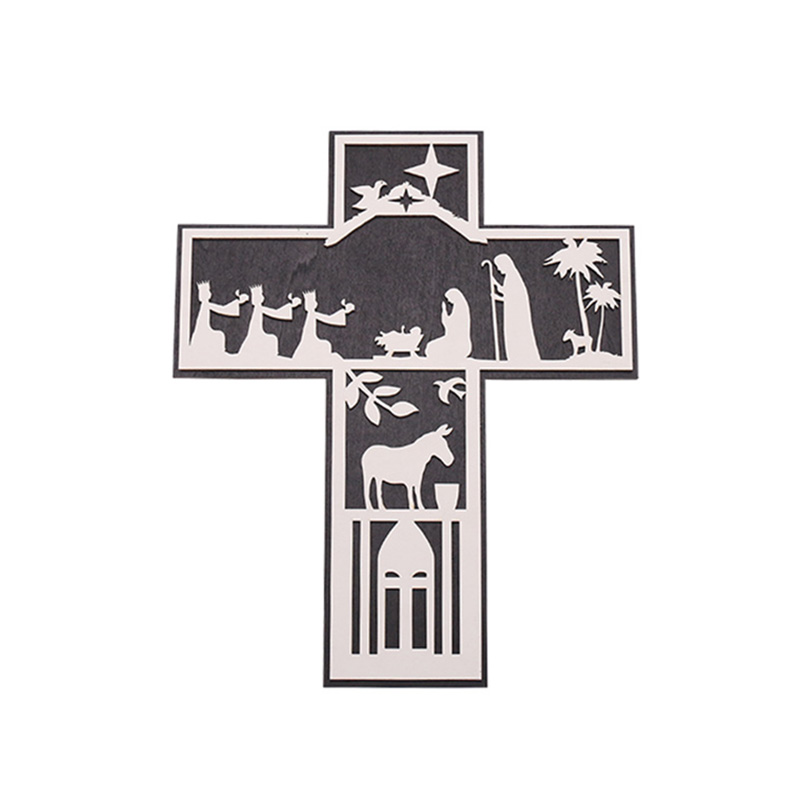 欧美耶稣饰品木质宗教...