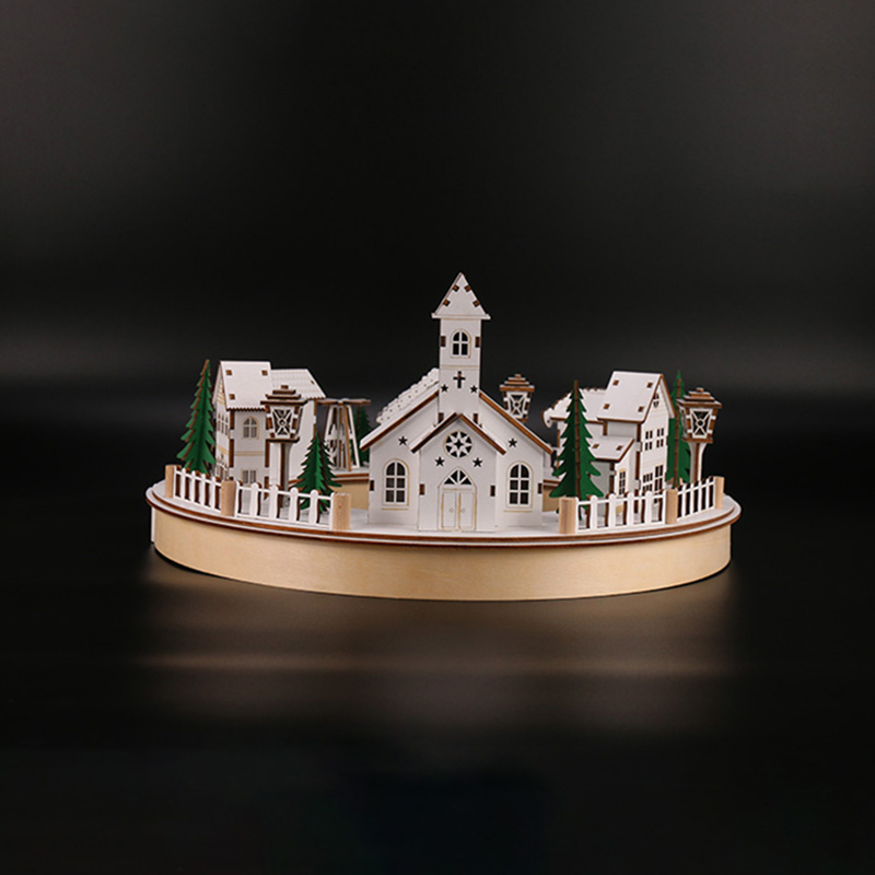 北欧建筑场景摆件