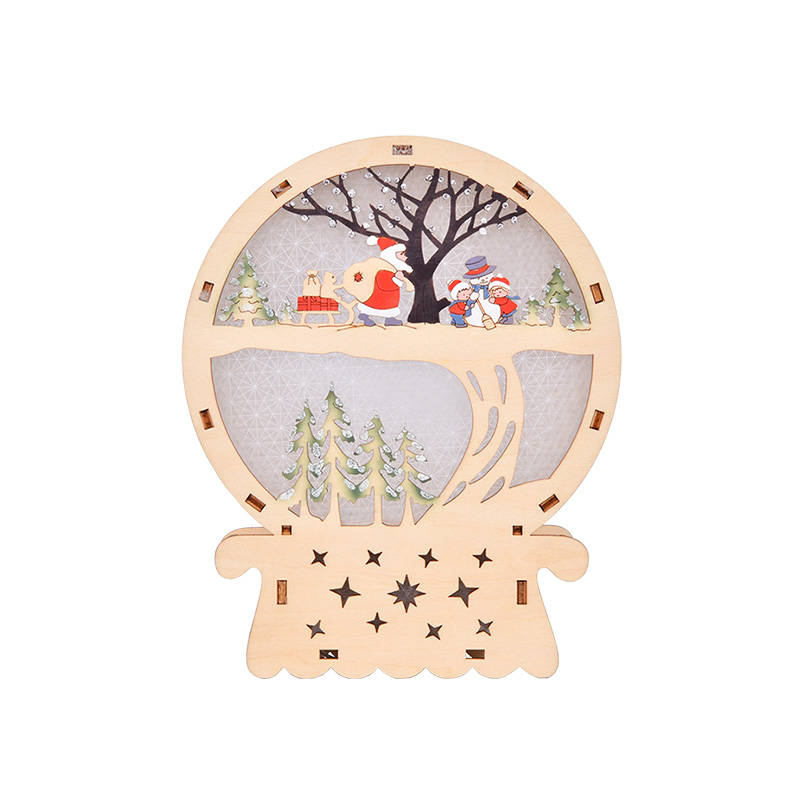 桌面摆件LED灯发光...