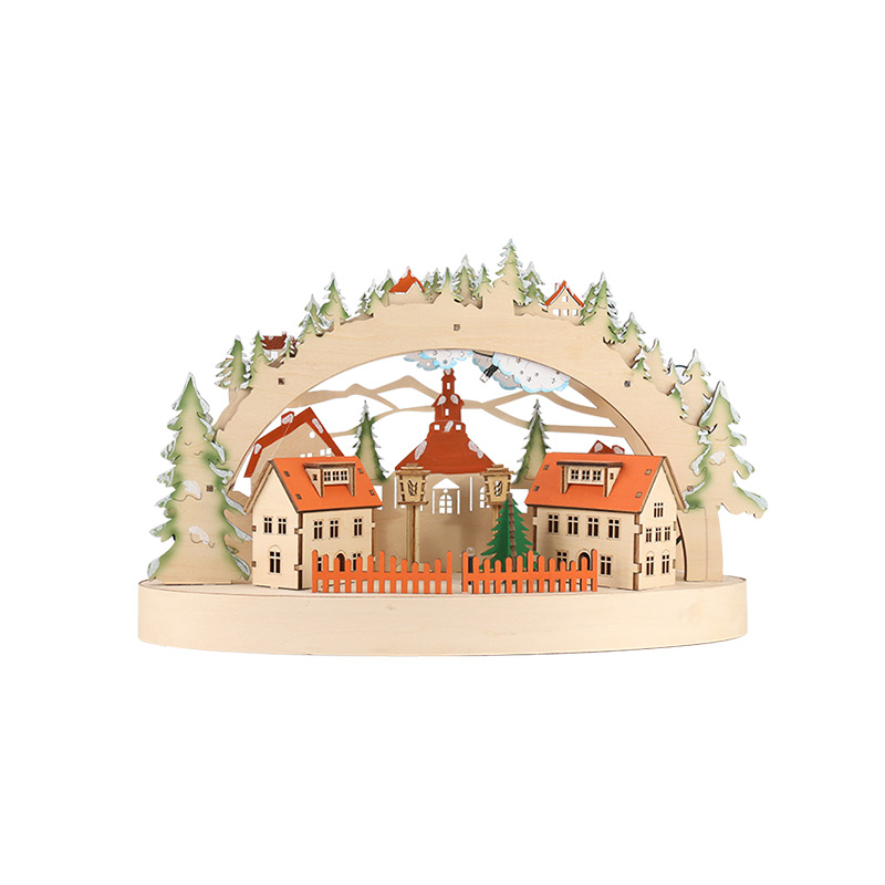 圣诞节桥灯摆件