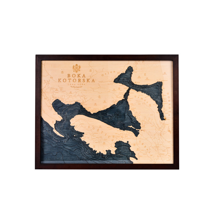 特色多层地图挂件