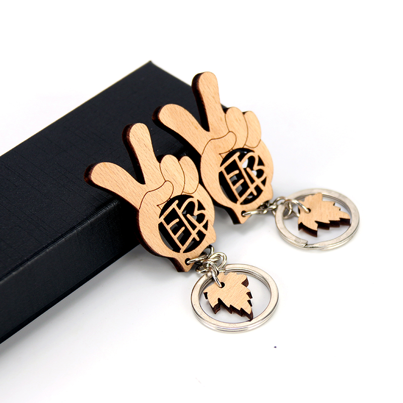 特色手势钥匙扣