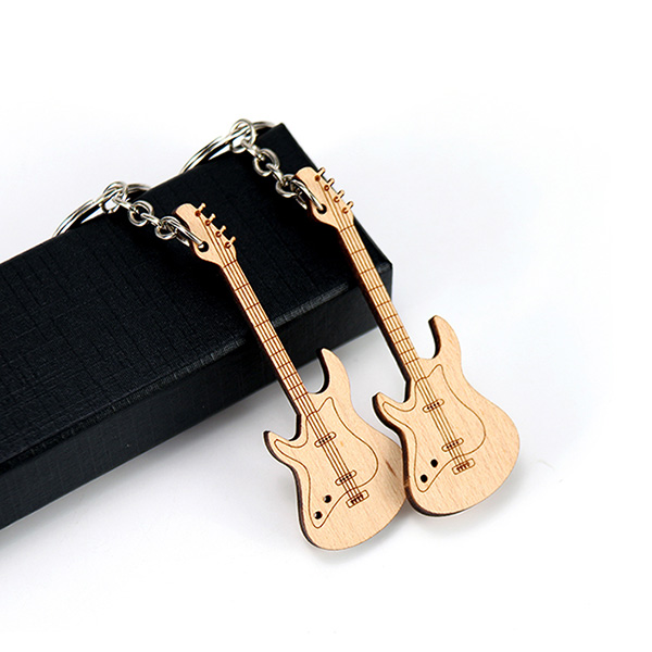 吉他广告促销钥匙扣