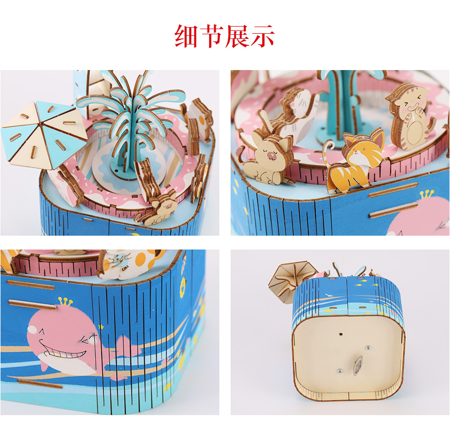 音乐盒木制工艺品定制