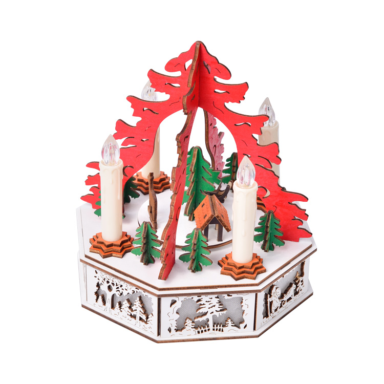 圣诞烛台音乐盒